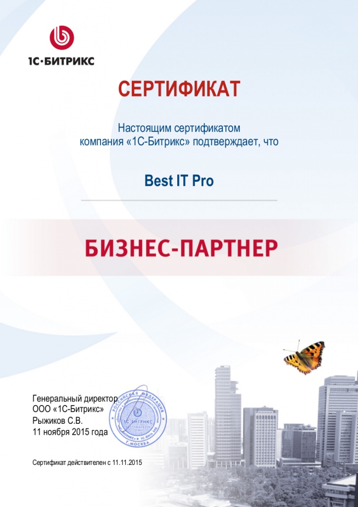 Best-ITPro - Бизнес-партнер 1С-Битрикс