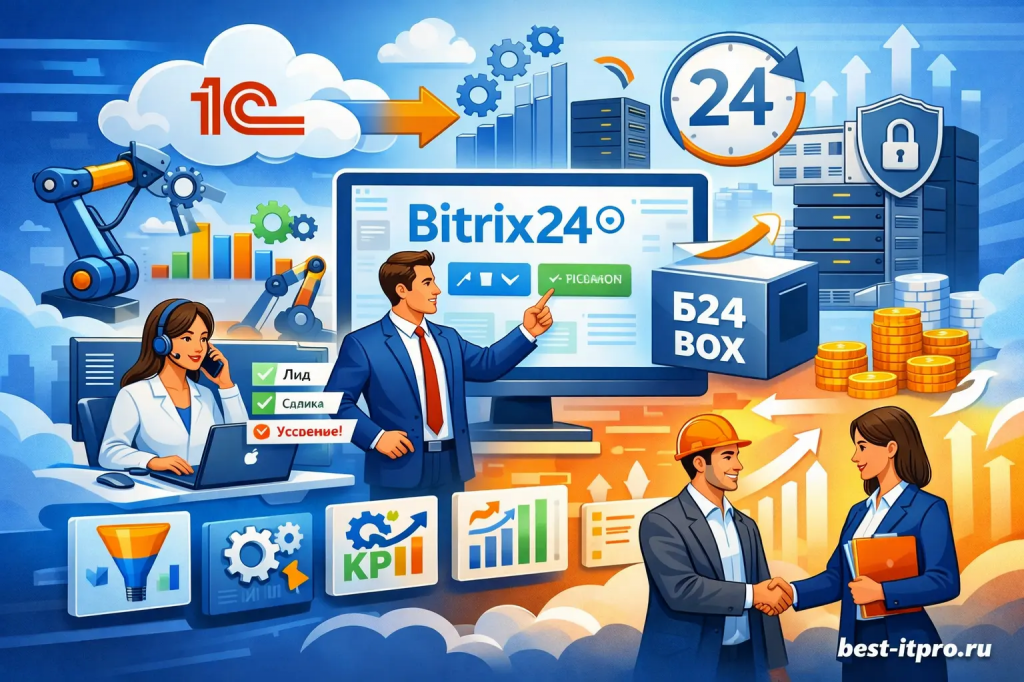 Профессиональное внедрение Битрикс24 под ключ